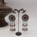 Pendientes extra grandes oriental