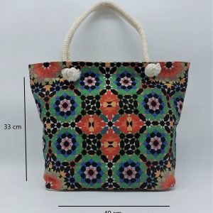 Bolsos de motivios turcos verde y rojo