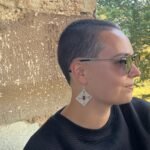 Pendientes cuadrados mujer